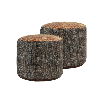 Large tree stump stools pack of 2